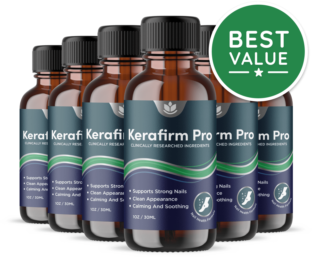 Kerafirm Pro best value package with 6 bottles